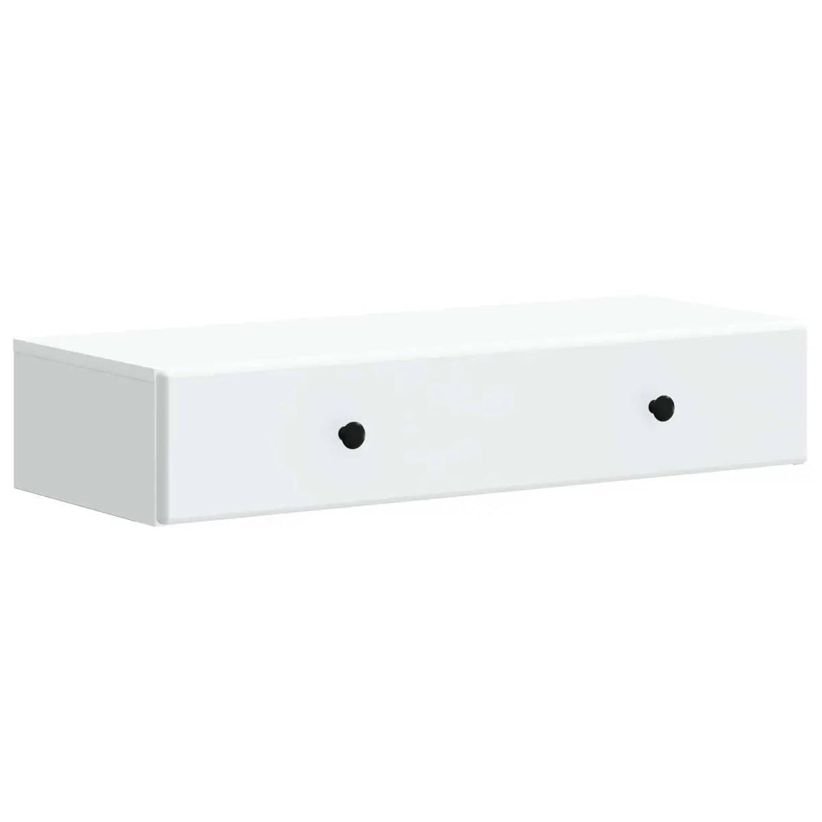 Wall-Mounted Side Table for Lounge Bedroom Home Office White 87.5cm