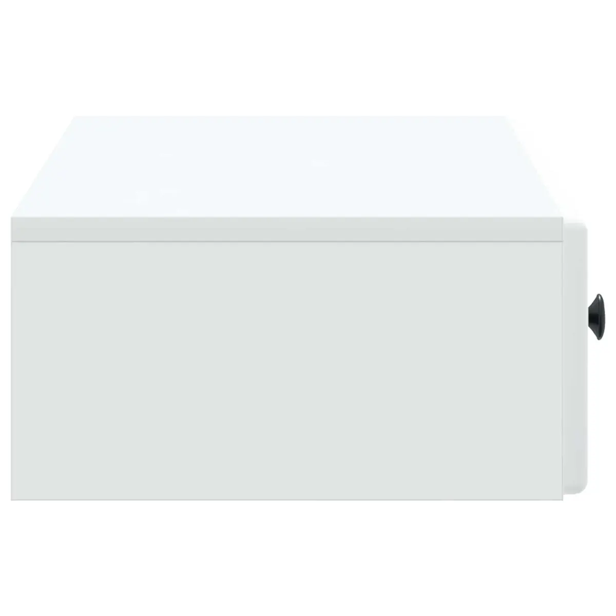 Wall-Mounted Side Table for Lounge Bedroom Home Office White 87.5cm