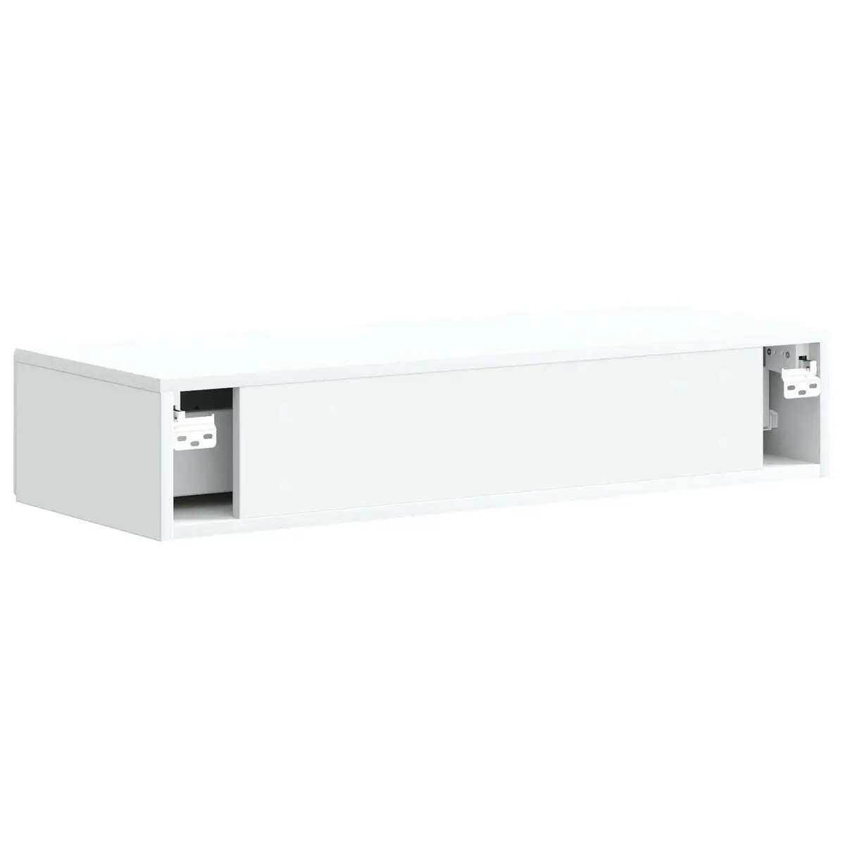 Wall-Mounted Side Table for Lounge Bedroom Home Office White 87.5cm