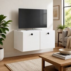 Specifications of Wall-Mounted TV Cabinet in White