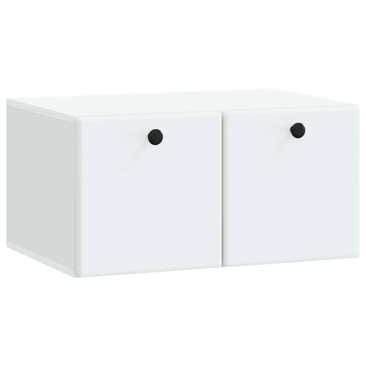 Wall-Mounted TV Cabinet in White