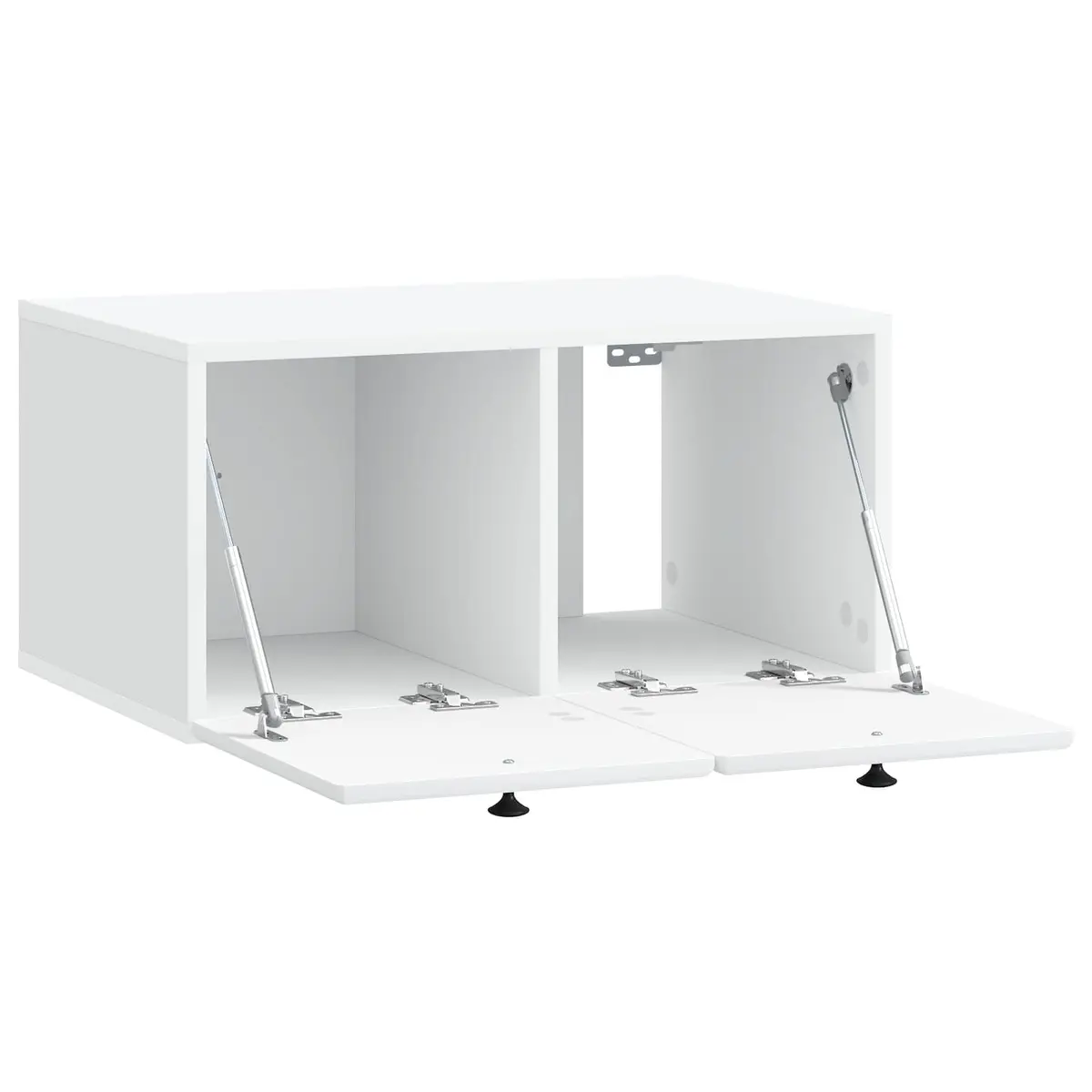 Wall-Mounted TV Cabinet in White