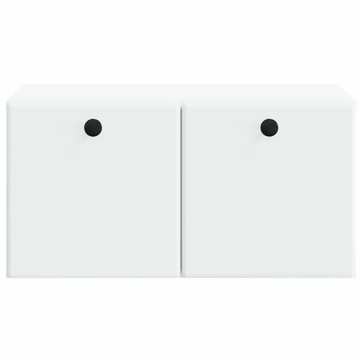 Wall-Mounted TV Cabinet in White