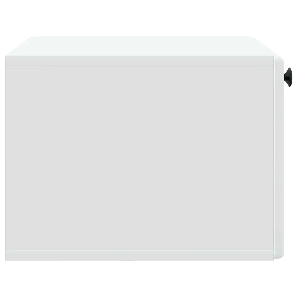 Wall-Mounted TV Cabinet in White