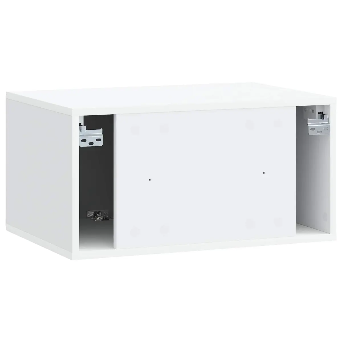 Wall-Mounted TV Cabinet in White