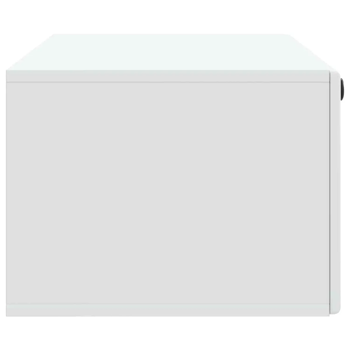 Wall-Mounted TV Cabinet Living Room 98 x 41 x 30 cm White Storage Unit