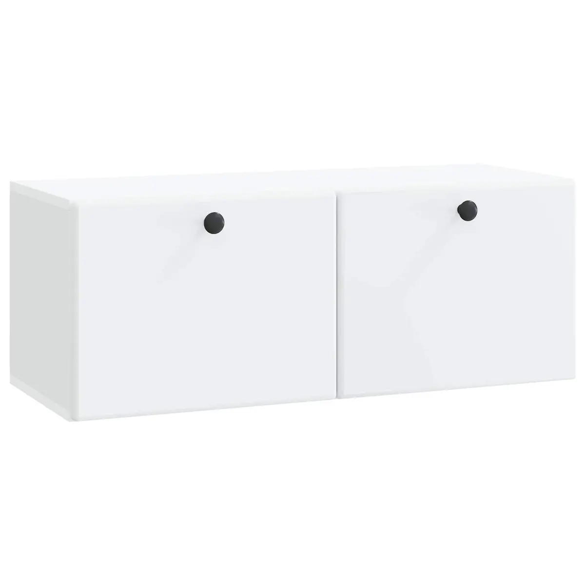Wall-Mounted TV Cabinet Living Room 78.5 x 31 x 30 cm White Engineered Wood Storage Unit