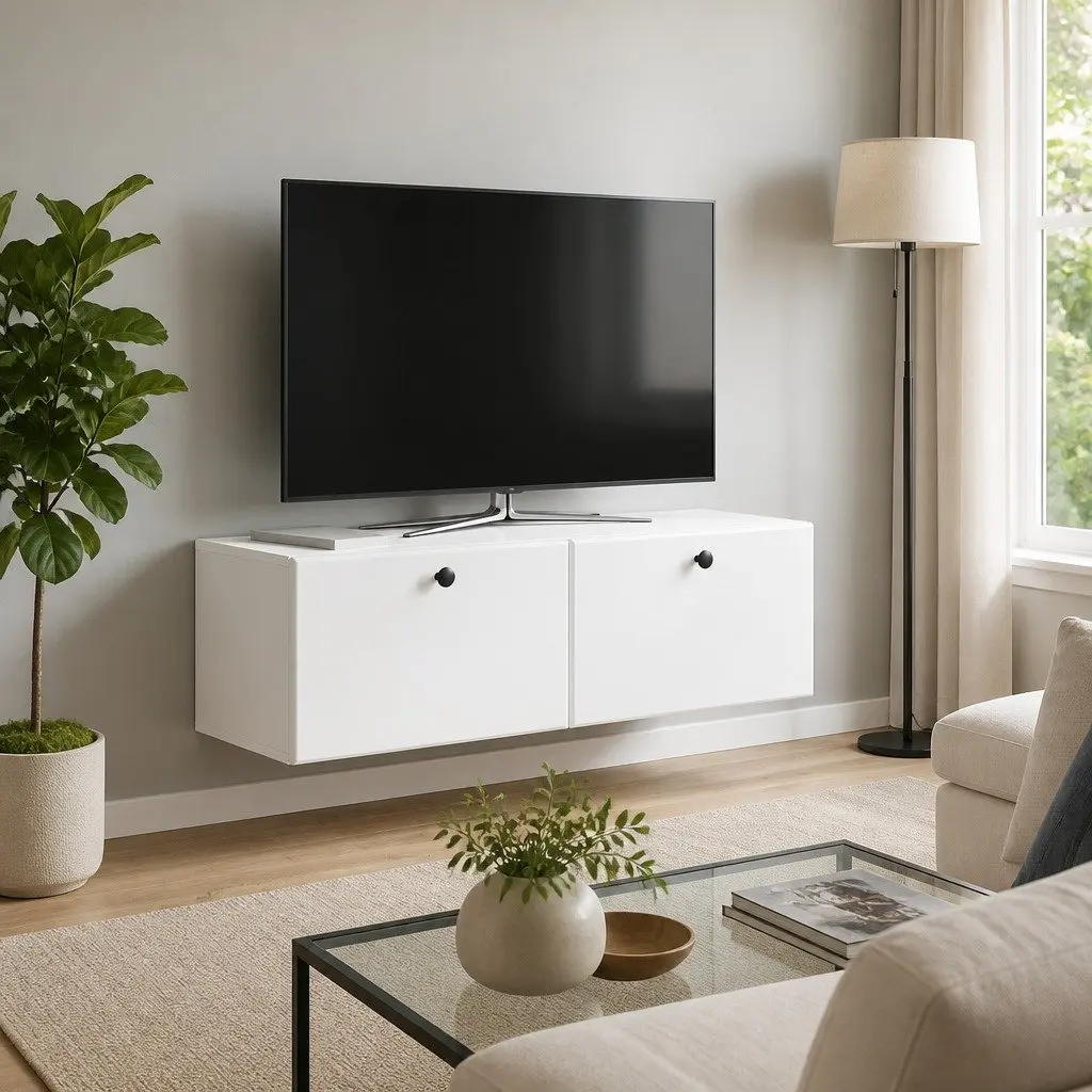 Wall-Mounted TV Cabinet Living Room 98 x 31 x 30 cm