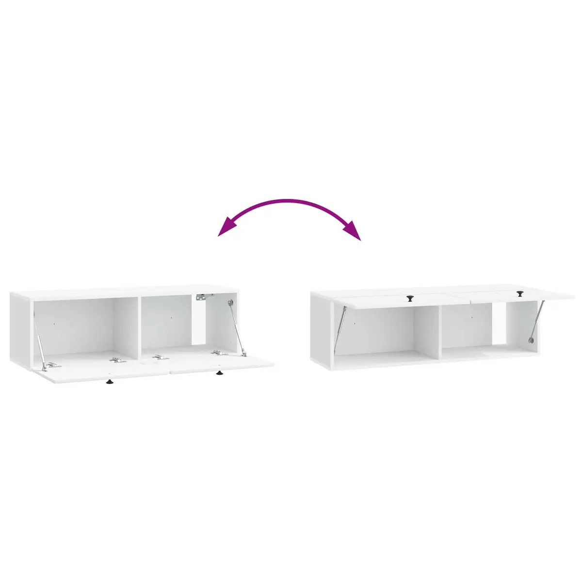 Wall-Mounted TV Cabinet Living Room 98 x 31 x 30 cm