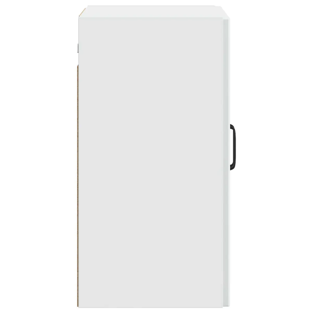 Wall-Mounted Storage Cabinet for Home Office Studio 59x31x60cm Engineered Wood White