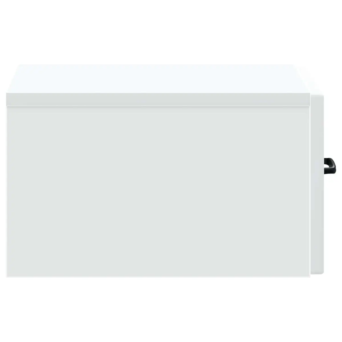 Bedside Cabinet Wall-Mounted White Storage Drawer Shelf Bedroom Nightstand Table