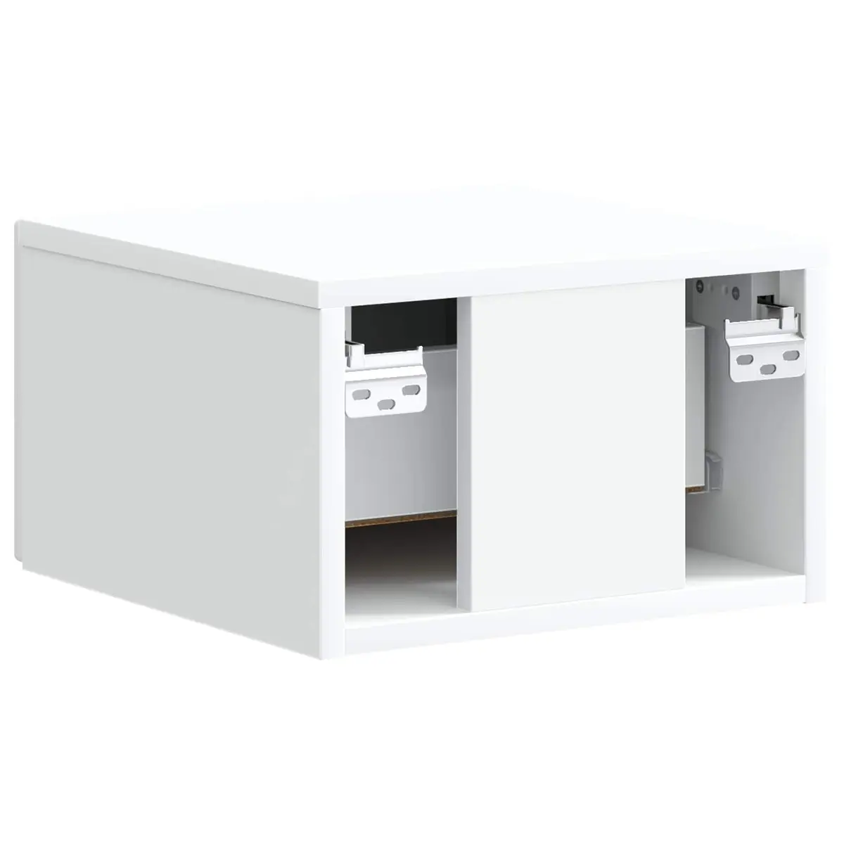 Bedside Cabinet Wall-Mounted White Storage Drawer Shelf Bedroom Nightstand Table