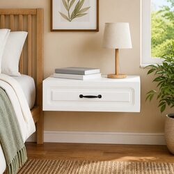 59cm Wall-Mounted Storage Cabinet in White