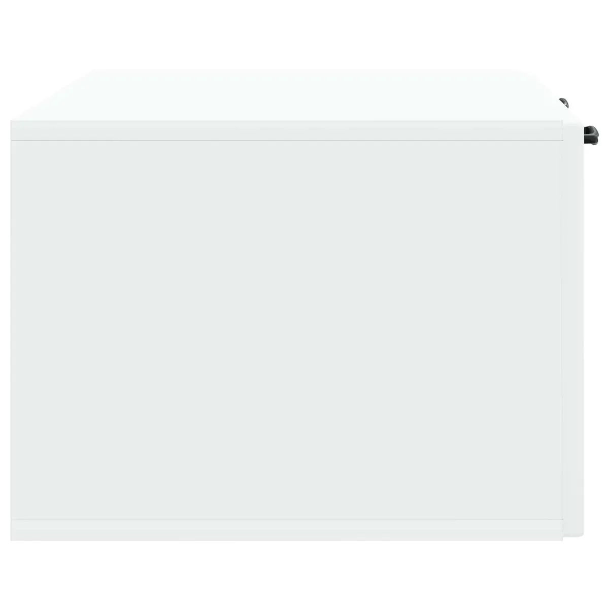 Wall-Mounted TV Cabinet Entertainment Unit Storage Shelving White 78.5 x 41 x 30 cm
