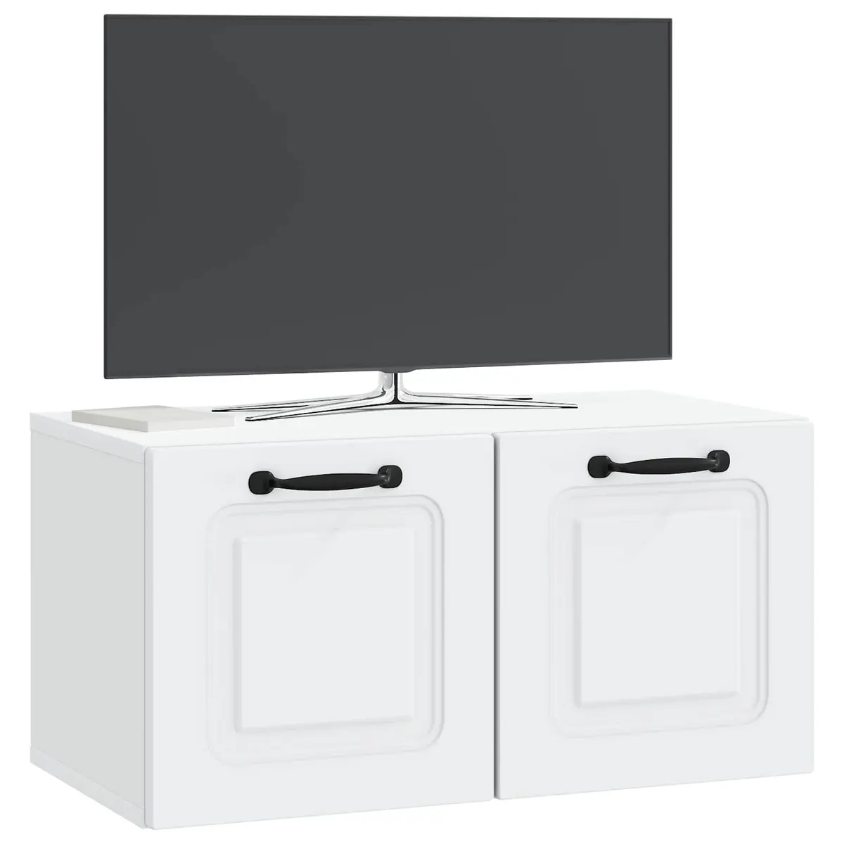 Wall-Mounted TV Cabinet for Living Room White 59.5 x 31 x 30 cm
