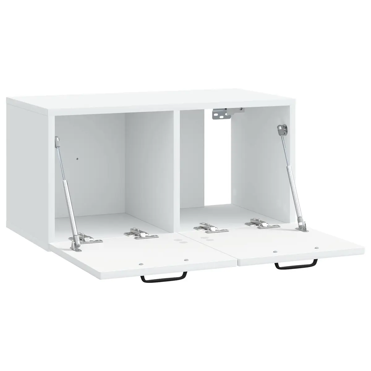 Wall-Mounted TV Cabinet for Living Room White 59.5 x 31 x 30 cm
