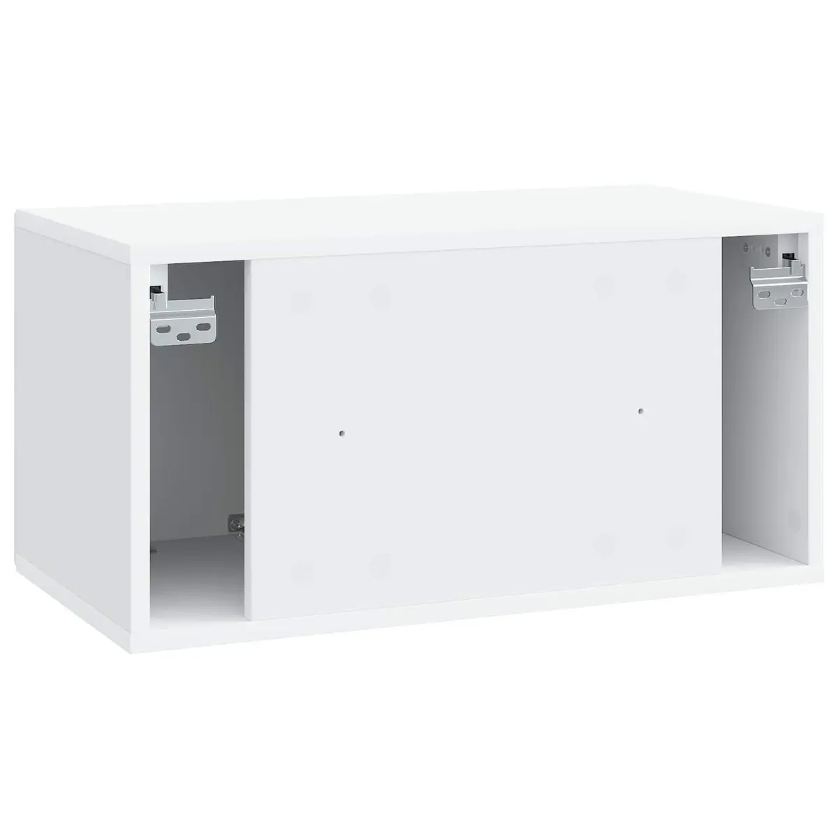 Wall-Mounted TV Cabinet for Living Room White 59.5 x 31 x 30 cm