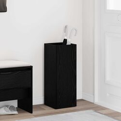 Umbrella Stand Dimensions: 25 x 24.5 x 64 cm, Black Wood