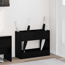 Wooden Umbrella Stand Specifications: Black Oak Design