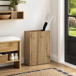 Umbrella Stand: 40x20x55.5 cm Brown Engineered Wood