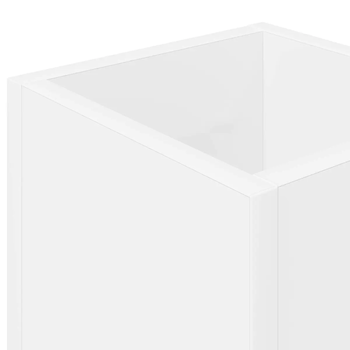 Umbrella Stand Storage Rack White Wooden Hallway Entryway Modern 20 x 20 x 55.5 cm