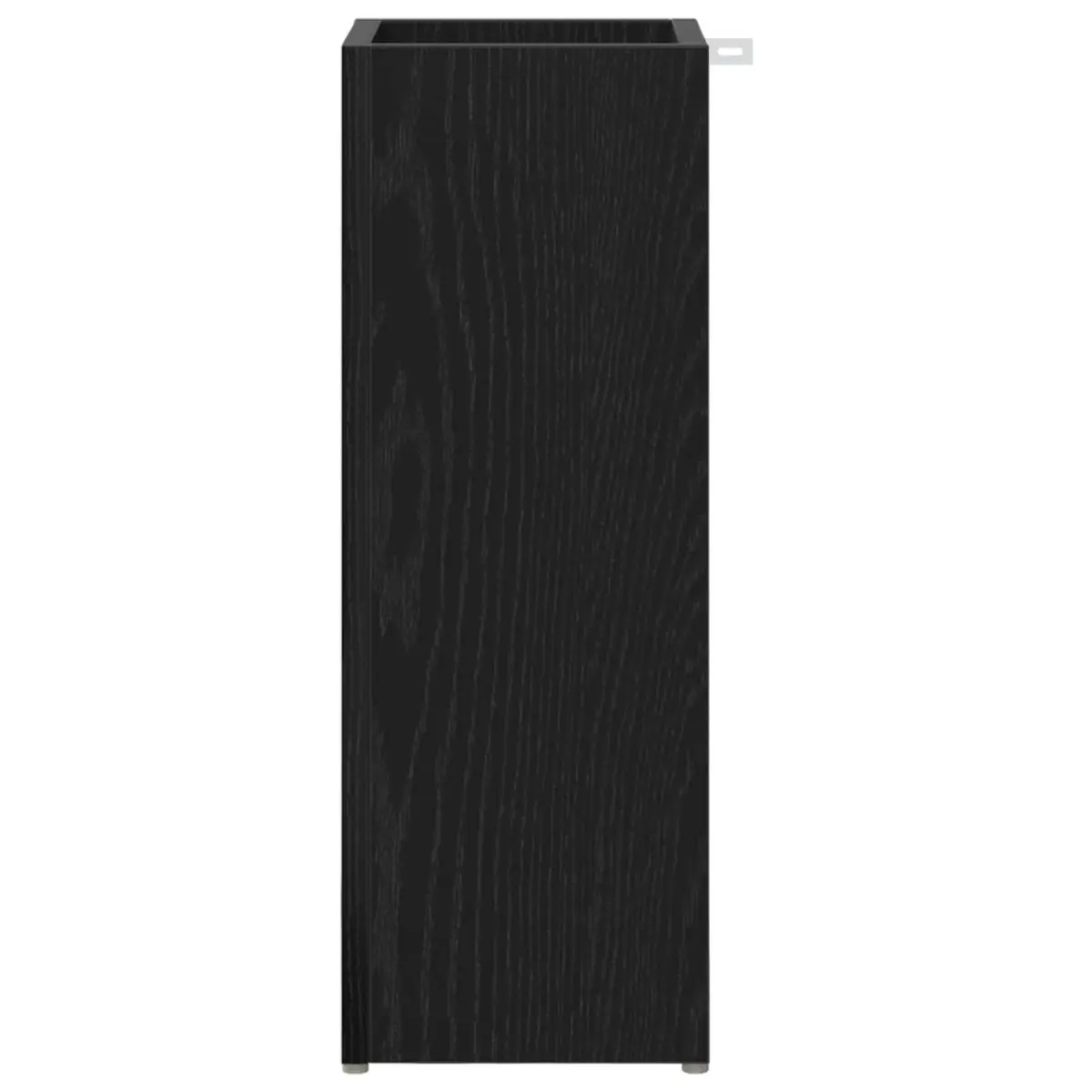 Rectangular Black Wooden Umbrella Stand