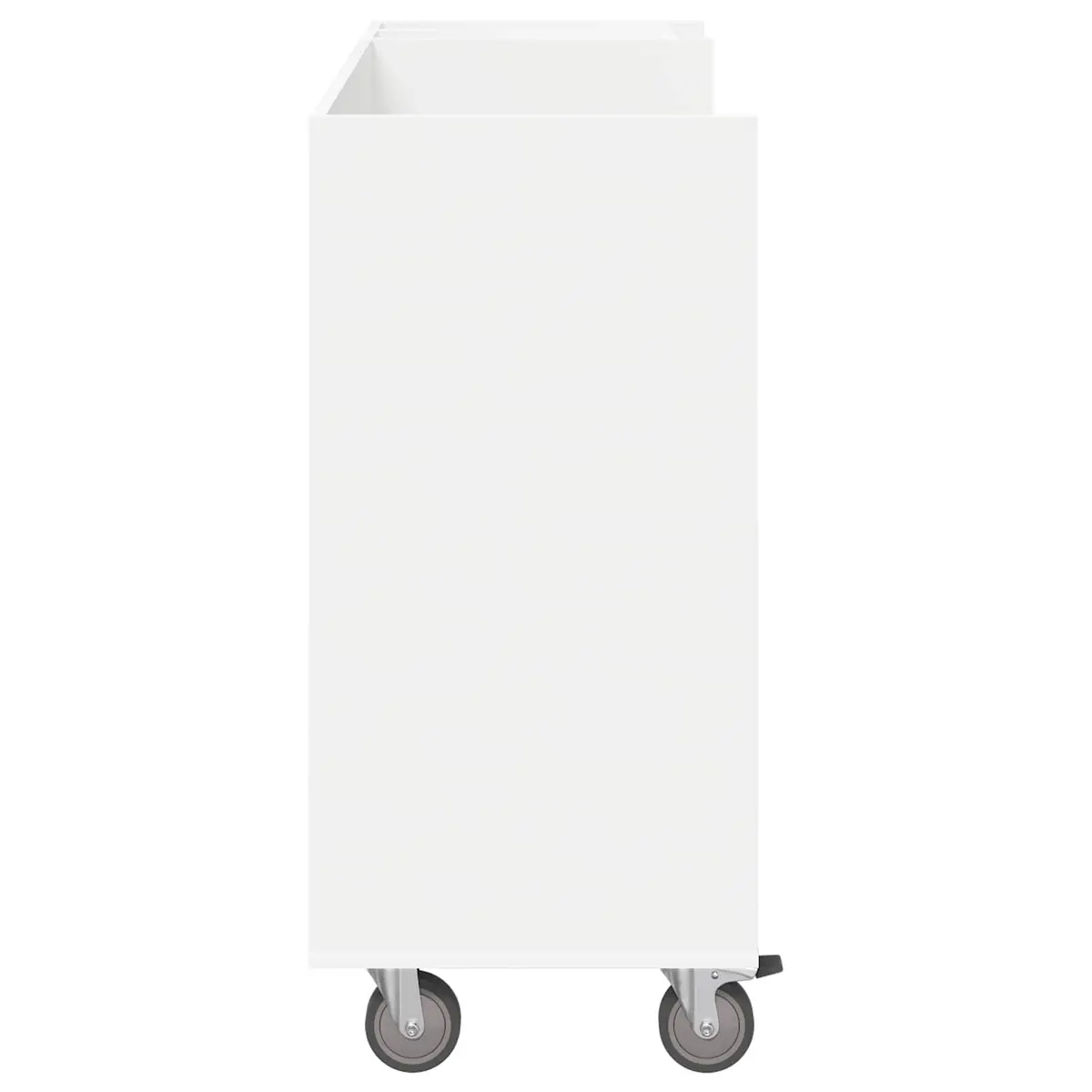 White Wooden Golf Cabinet Storage Organizer with Shelves Indoor Home Garage