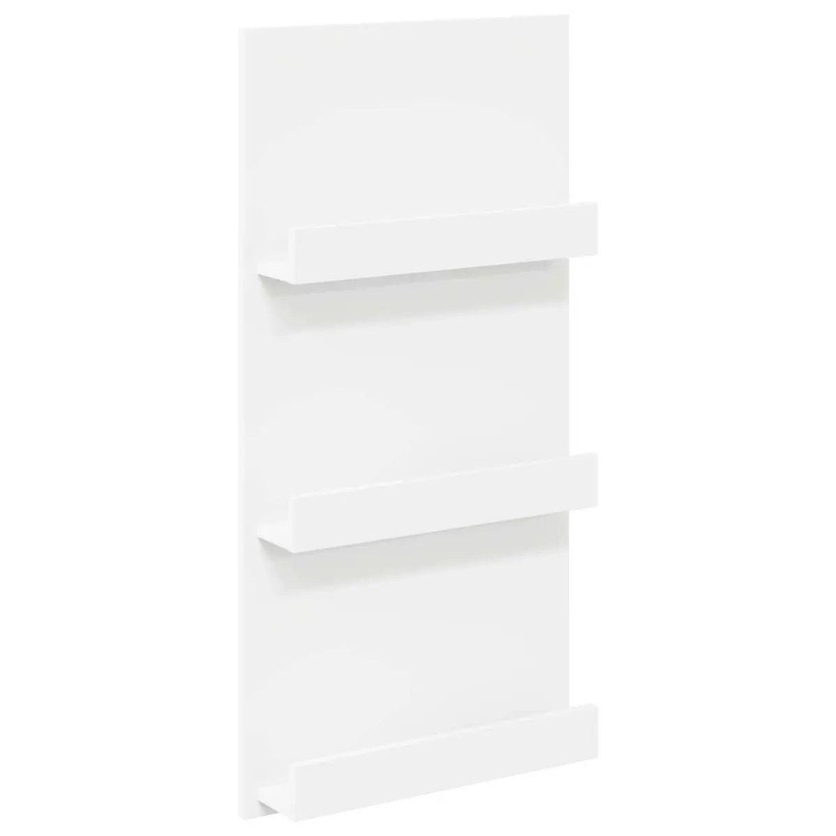 Magazine Rack for Living Room Office Bedroom White 51 x 11 x 102 cm