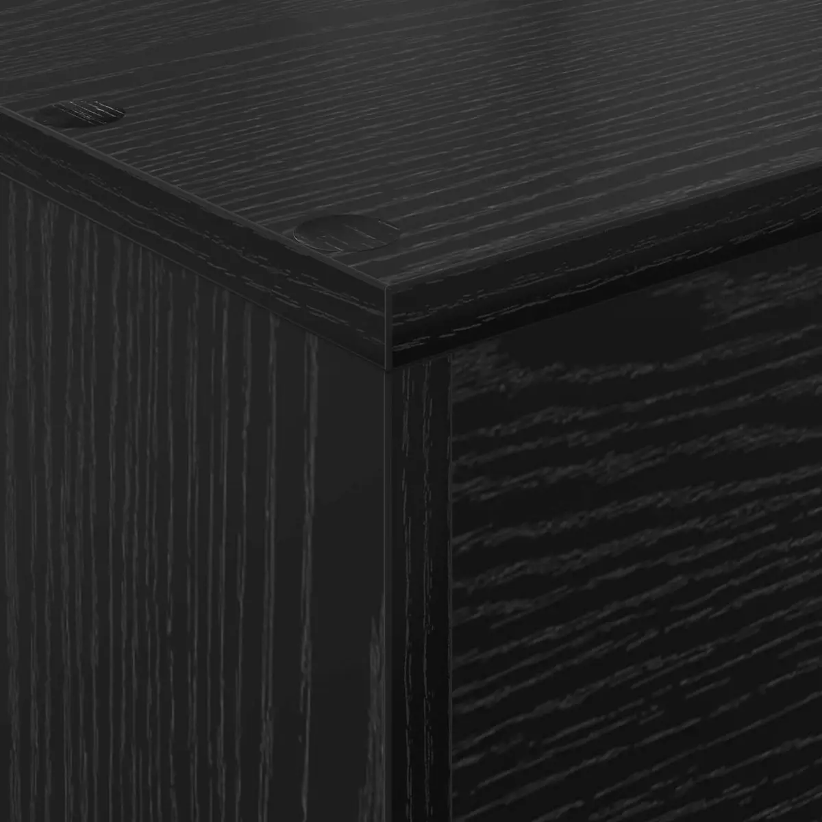 Magazine Rack Living Room Black Oak Engineered Wood Organiser