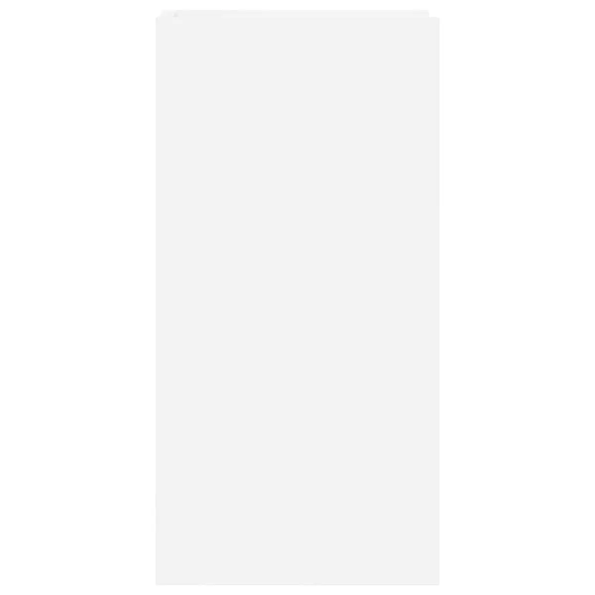 Plant Stand Indoor 30x30x60cm 2 Pcs White Engineered Wood Display Shelf