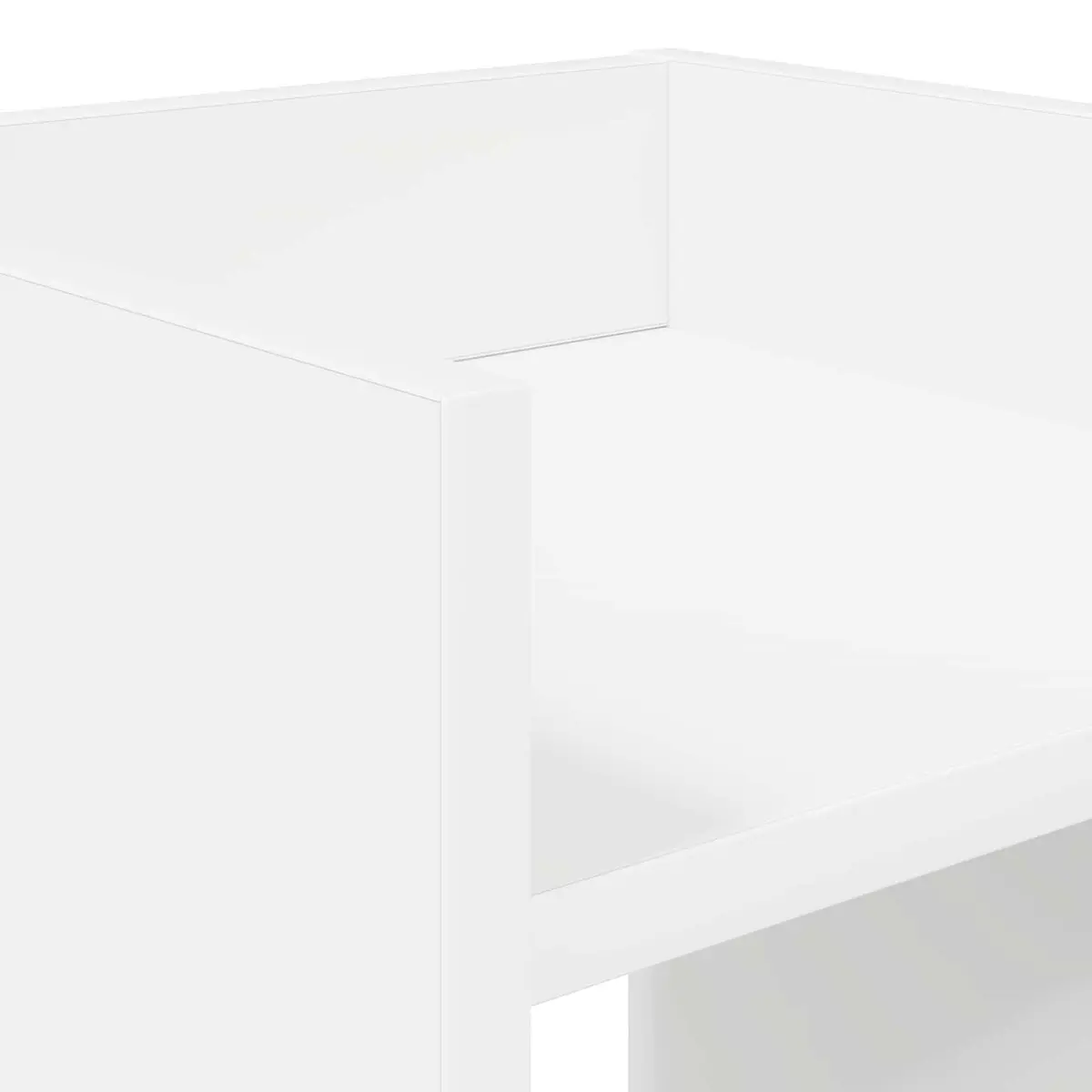 Plant Stand Indoor 30x30x60cm 2 Pcs White Engineered Wood Display Shelf