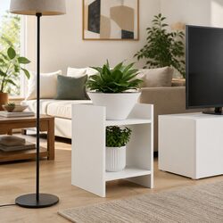 Specifications for Modern Plant Stand Set of 2, White