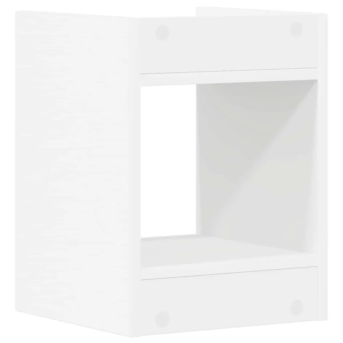 Plant Stand Indoor 30x30x40cm 2 Pieces White Modern Decor Display Shelf
