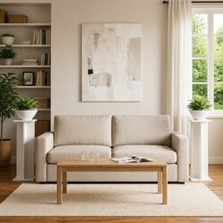 Specifications of the 2-Piece White Plant Stand Set