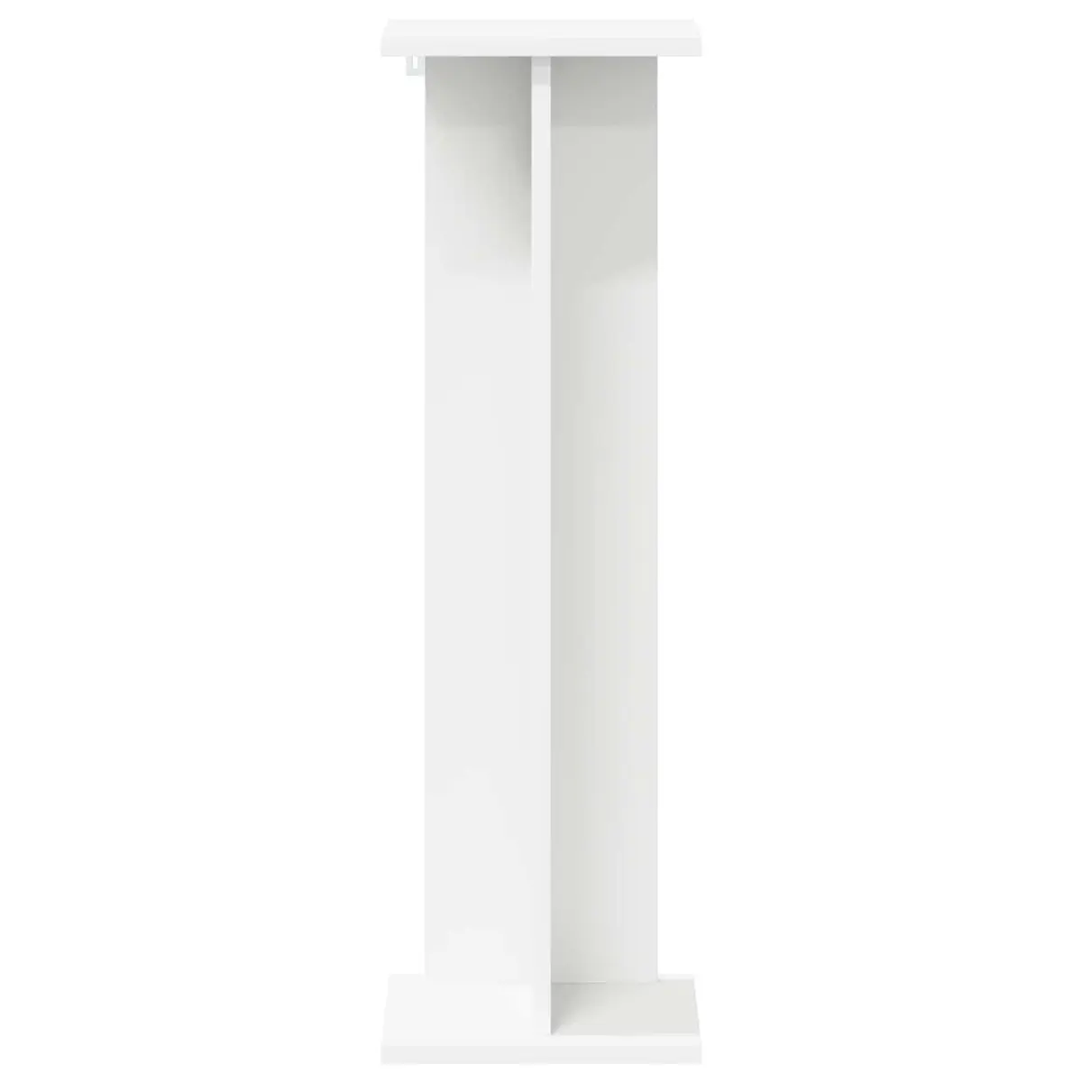 2-Piece White Plant Stand Set
