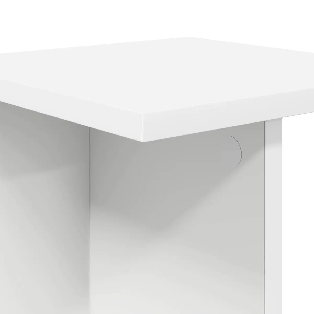 2-Piece White Plant Stand Set
