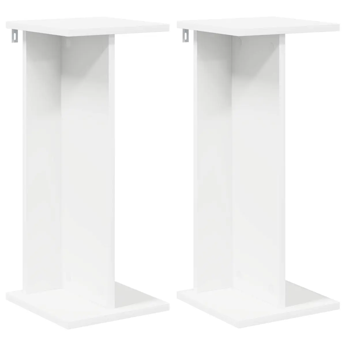 Plant Stand 2 pcs White 25 x 25.5 x 60.5 cm Multi-Tier Engineered Wood Indoor