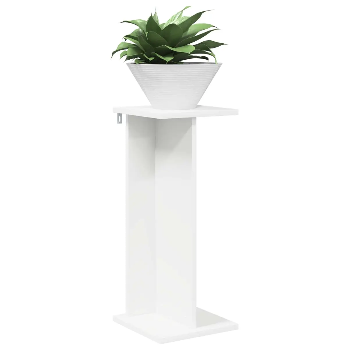 Plant Stand 2 pcs White 25 x 25.5 x 60.5 cm Multi-Tier Engineered Wood Indoor