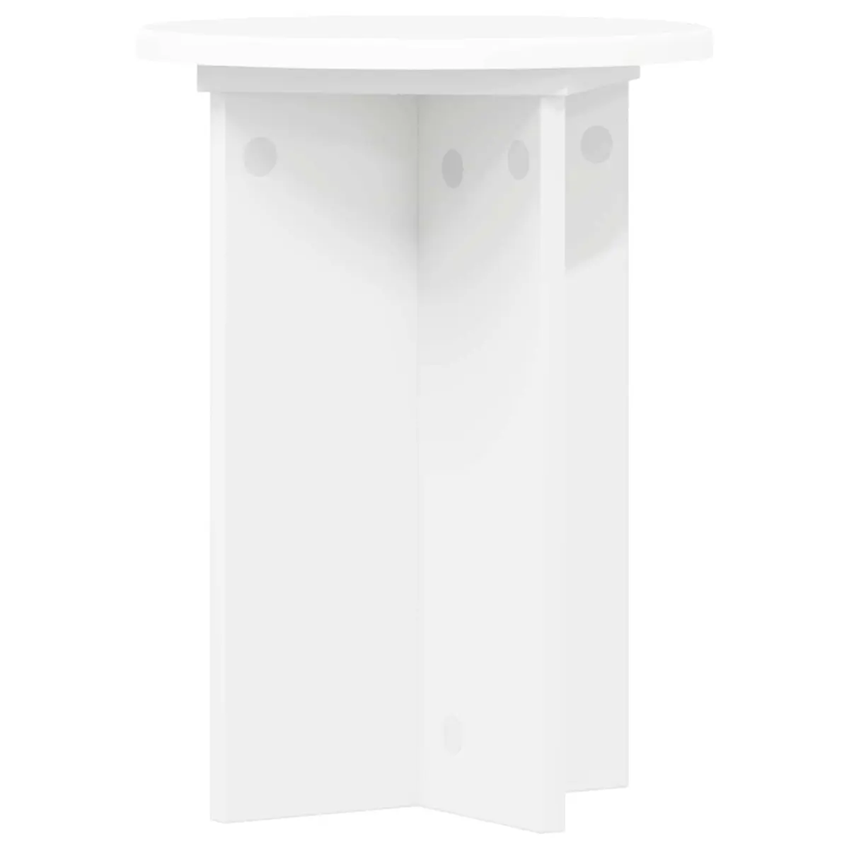 Plant Stand Indoor 29.5 x 40 cm 2 Pieces White Modern Engineered Wood