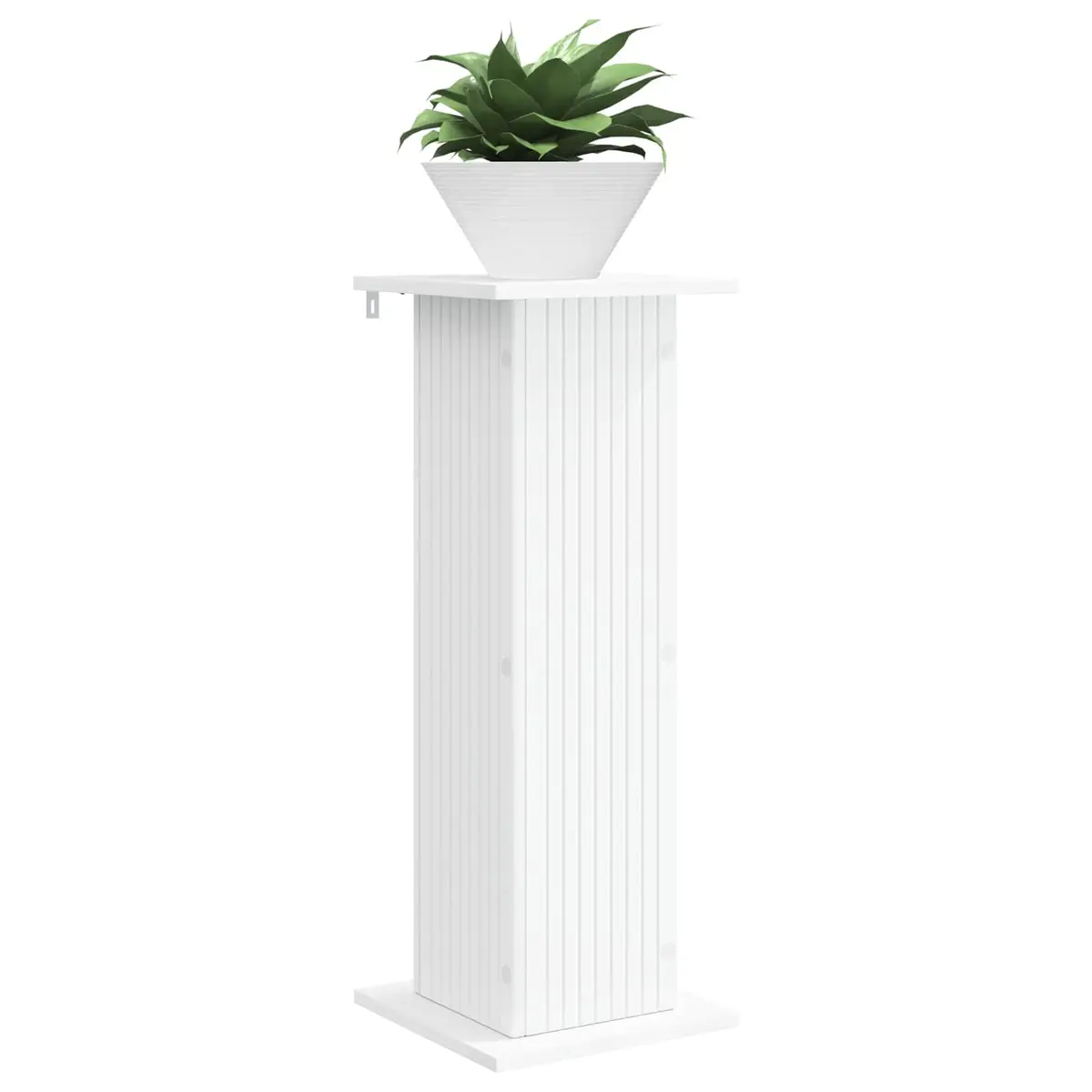 Plant Stand Indoor Display Riser 30.5 x 30 x 80.5 cm 2 Pieces White Home Garden Décor