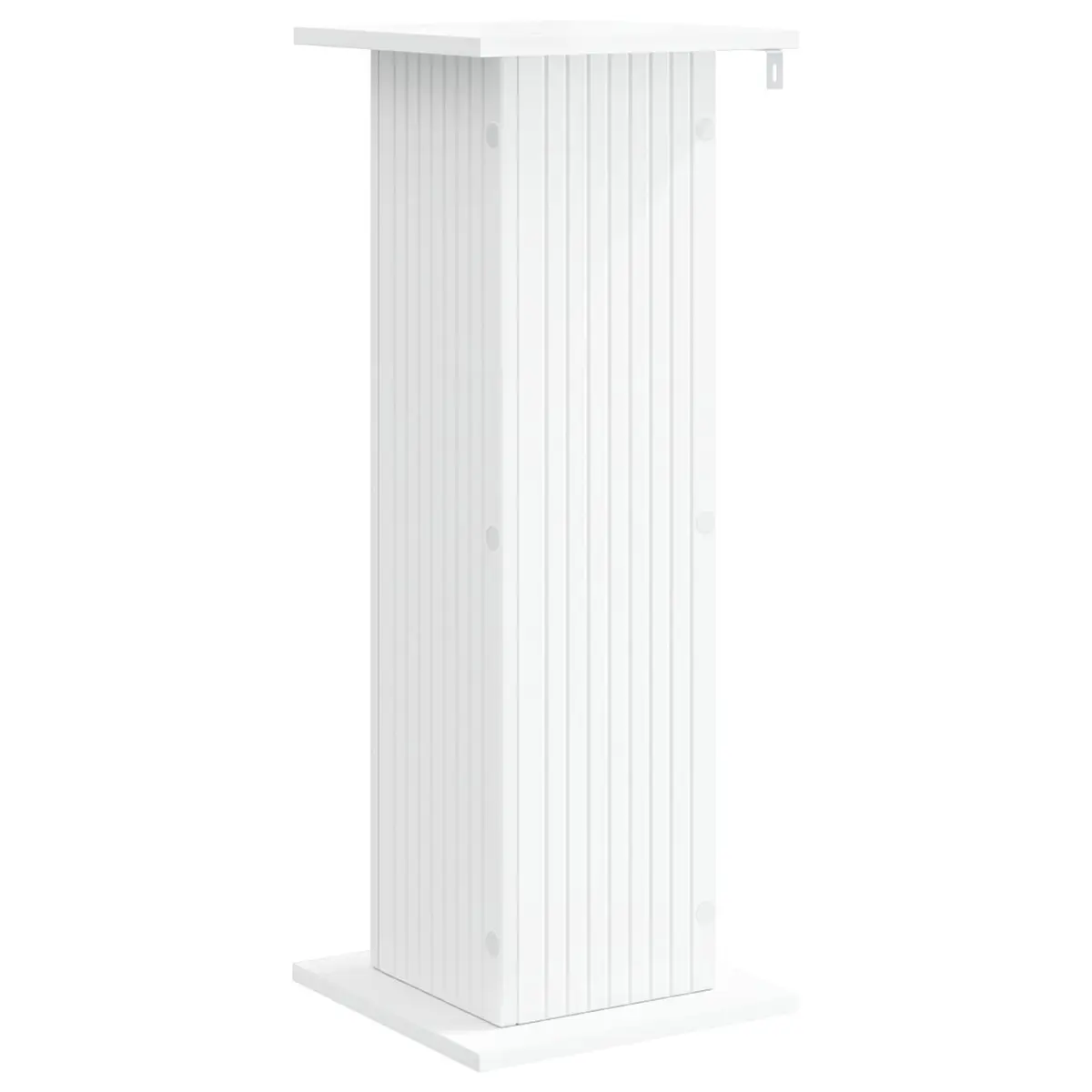 Plant Stand Indoor Display Riser 30.5 x 30 x 80.5 cm 2 Pieces White Home Garden Décor