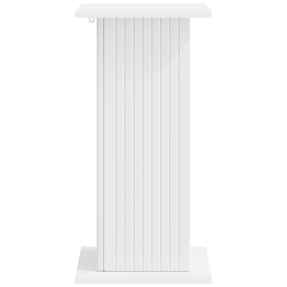 Plant Stand Indoor 2 Pieces White Modern Display Shelving Unit