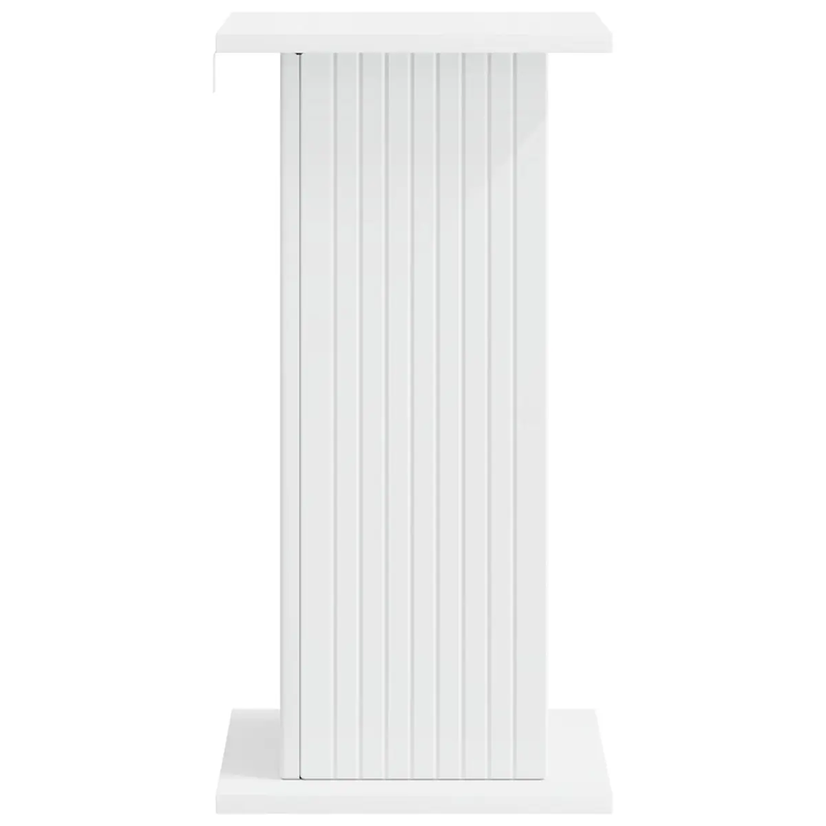 Plant Stand Indoor 2 Pieces White Modern Display Shelving Unit