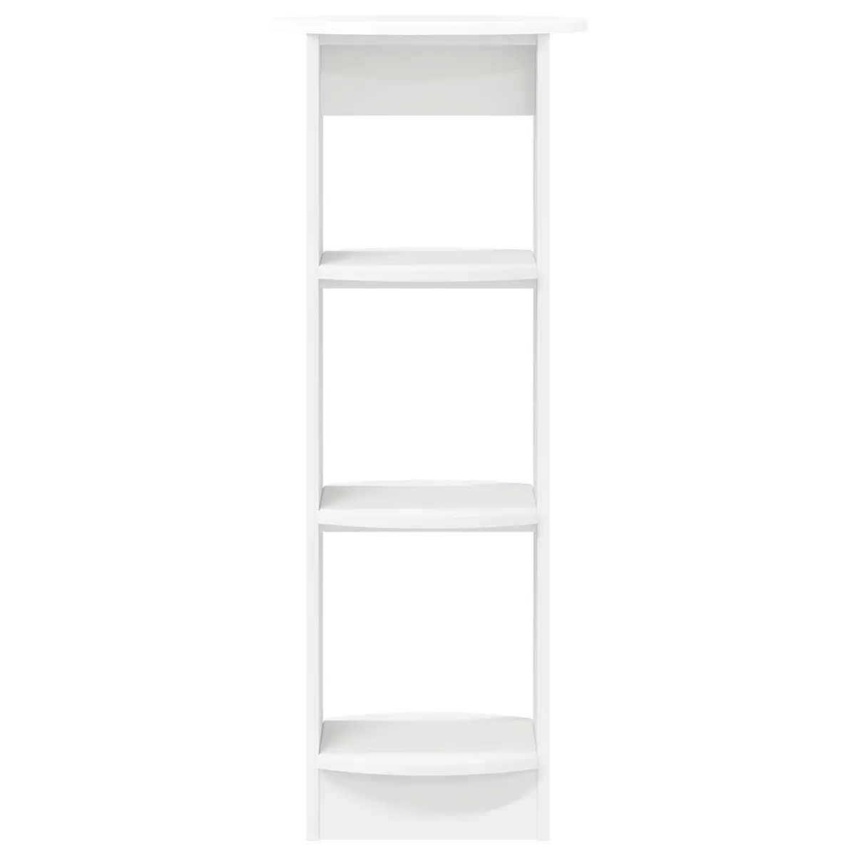 Side Cabinet White Storage Unit Modern Engineered Wood 40x40x100cm