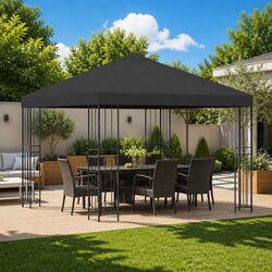 Specifications of 3x3m Gazebo: Steel Frame & Polyester