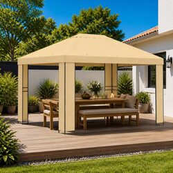 Specifications for 4x3m Cream Gazebo Canopy