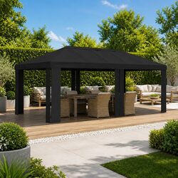 6 x 3 m Anthracite Gazebo Cover Specifications