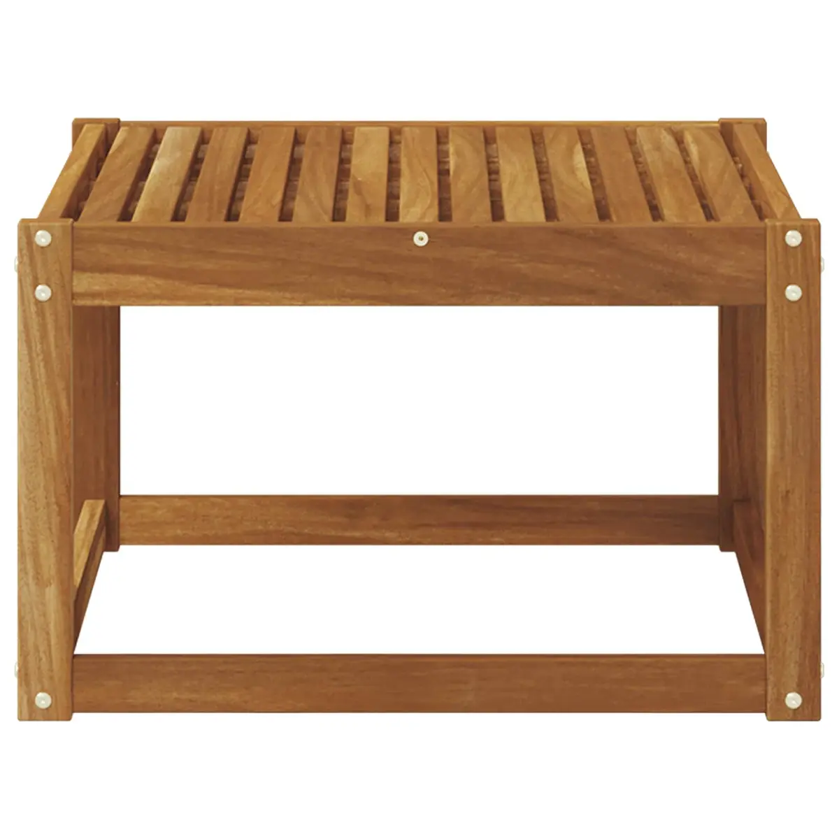 Outdoor Table Solid Acacia Wood Garden Side Table Balcony Backyard 59x59x37cm