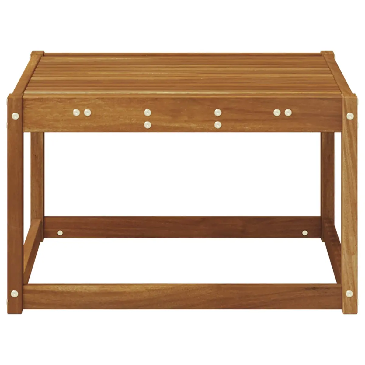 Outdoor Table Solid Acacia Wood Garden Side Table Balcony Backyard 59x59x37cm