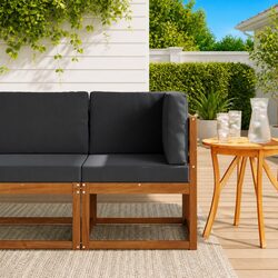 Specifications for Modular Outdoor Corner Sofa in Brown